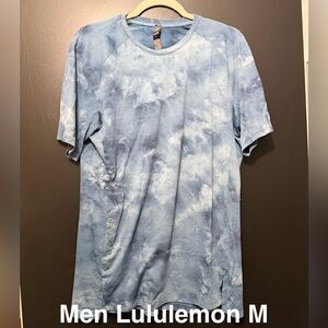 lululemon athletica Men's Tie-Dye Blue Tee